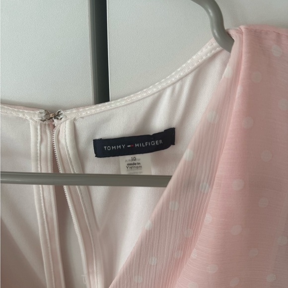 Tommy Hilfiger Light Pink Ruffle Mini Dress - Picture 3 of 7